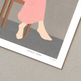 Signed art print - The Wait - 15x20 cm