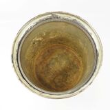 Champagne bucket in brass regrowth silver with lion handles, 1900s