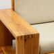 Pine 3 seater sofa by Ate van Apeldoorn for Houtwerk Hattem.
