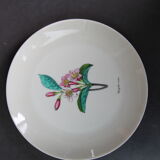 6 NBD Limoges dessert plates illuminated by hand