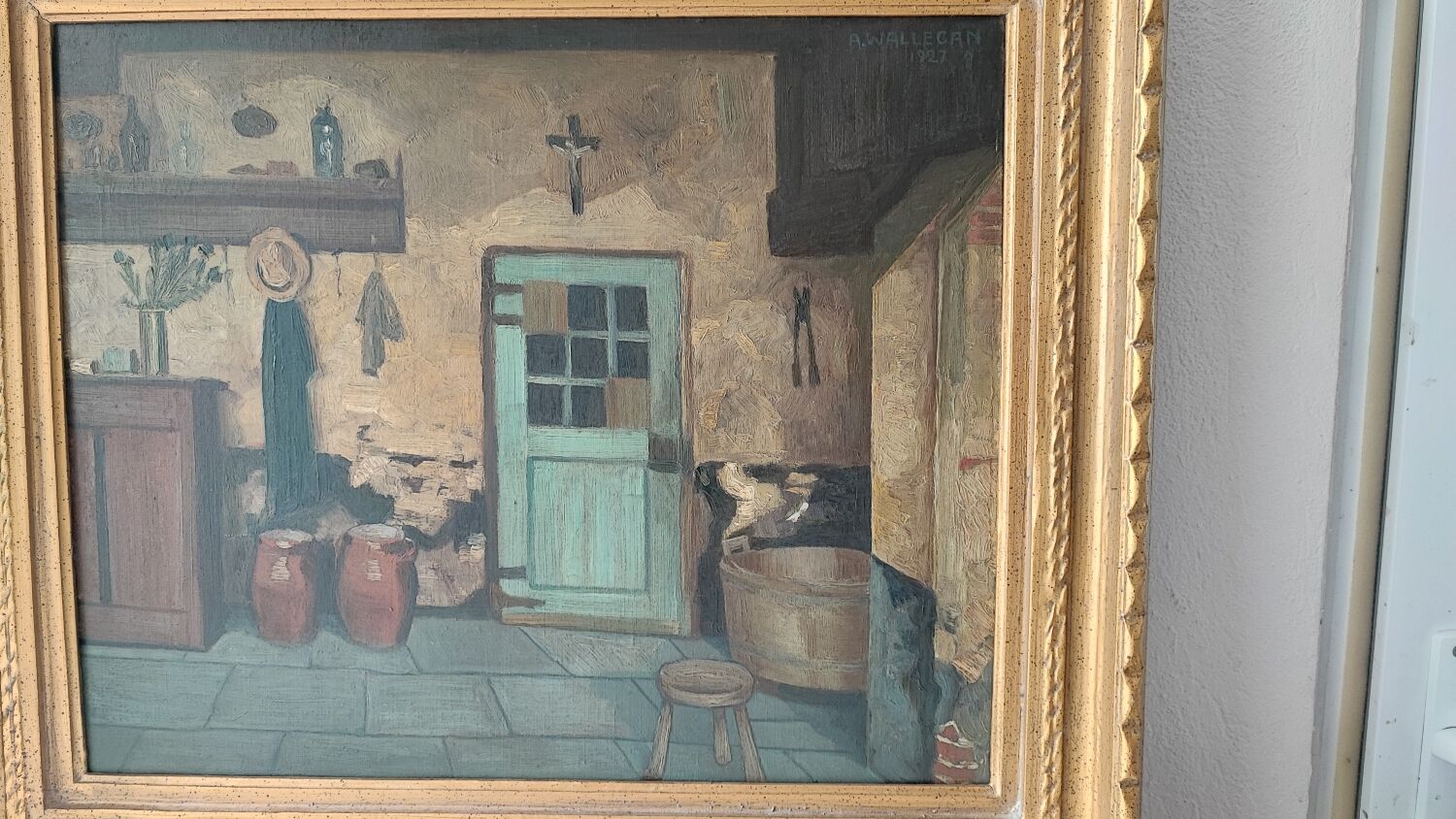 Peinture d’Alfred Wallecan