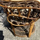 Emmanuelle armchair in rattan