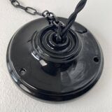Ancienne  lampe suspension industrielle ufo xxl vintage