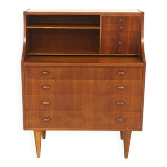 Secrétaire scandinave en teck, Suède, 1950