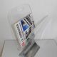 70s review holder in aluminum and plexiglas