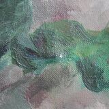 Oil on canvas primroses