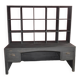 Bureau de tri postal en bois.