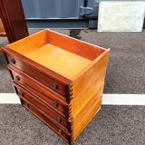 Chest of drawers style louis xvi marble top