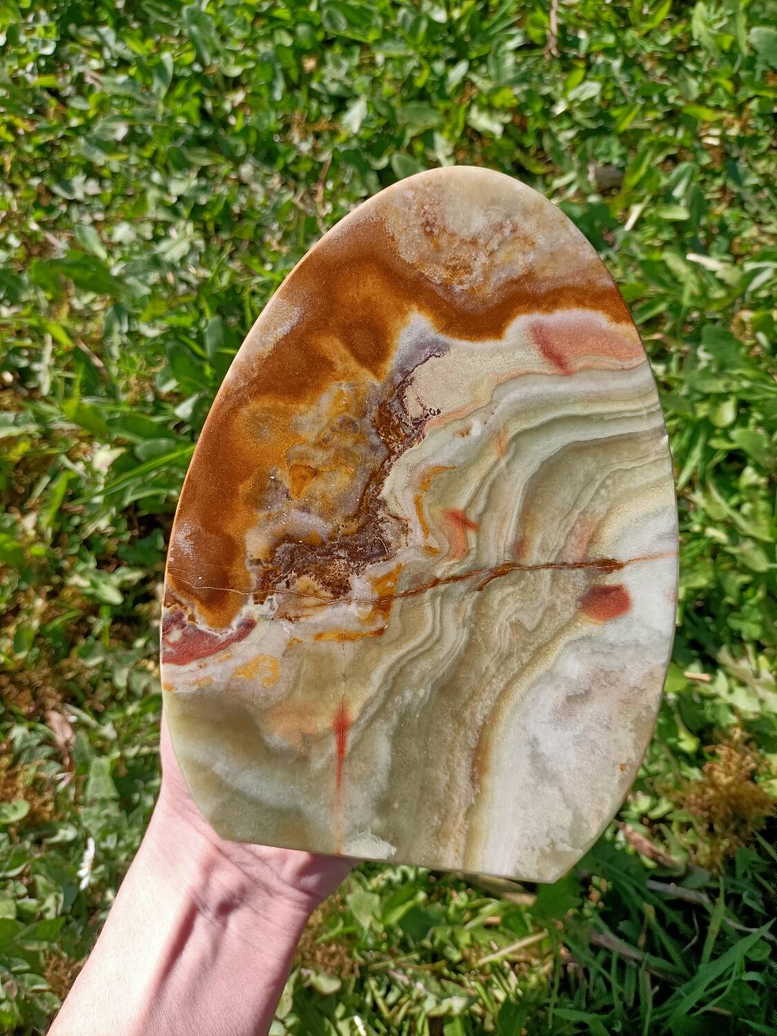 Retro marbled egg bookends 💐