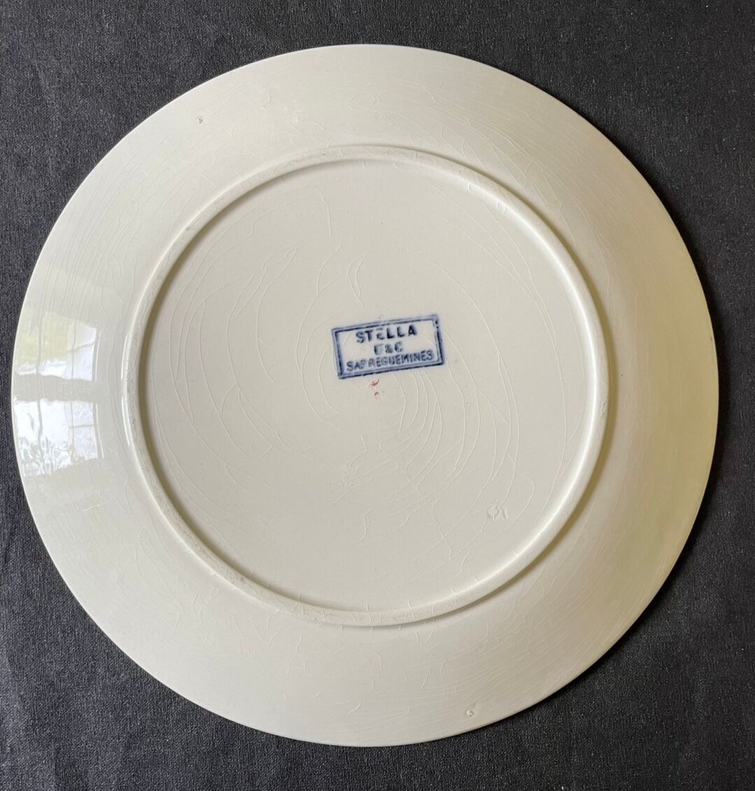 Dessert plates Sarreguemines model Stella