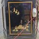 Vitrine chinoise vintage toit pagode (éclairage) asiatique