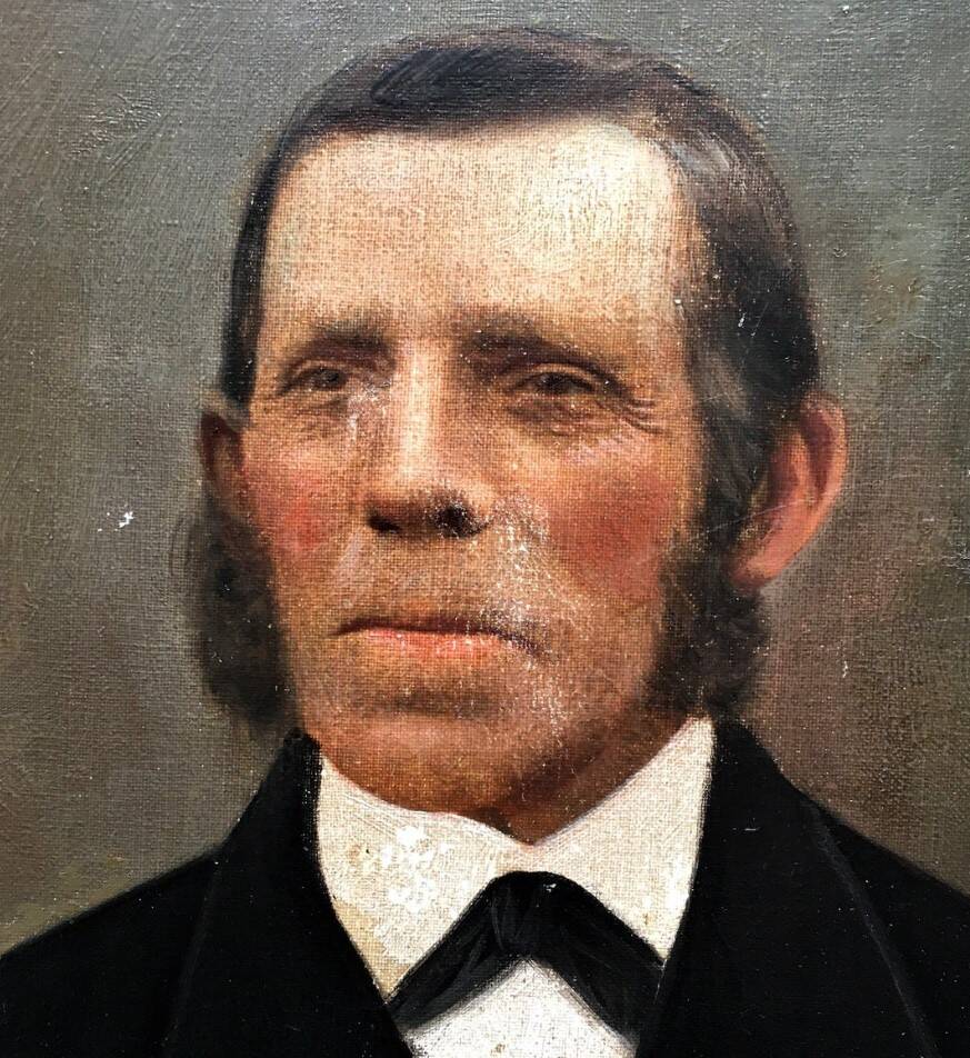 Portrait, 19th-Century, Oil on Canvas