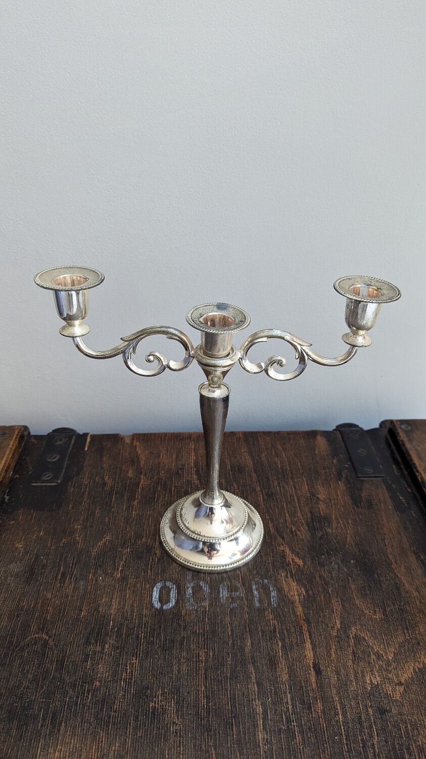 Silver candlestick
