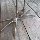 Sculptural table Traccia Merret Oppenheim silver edition Cassina