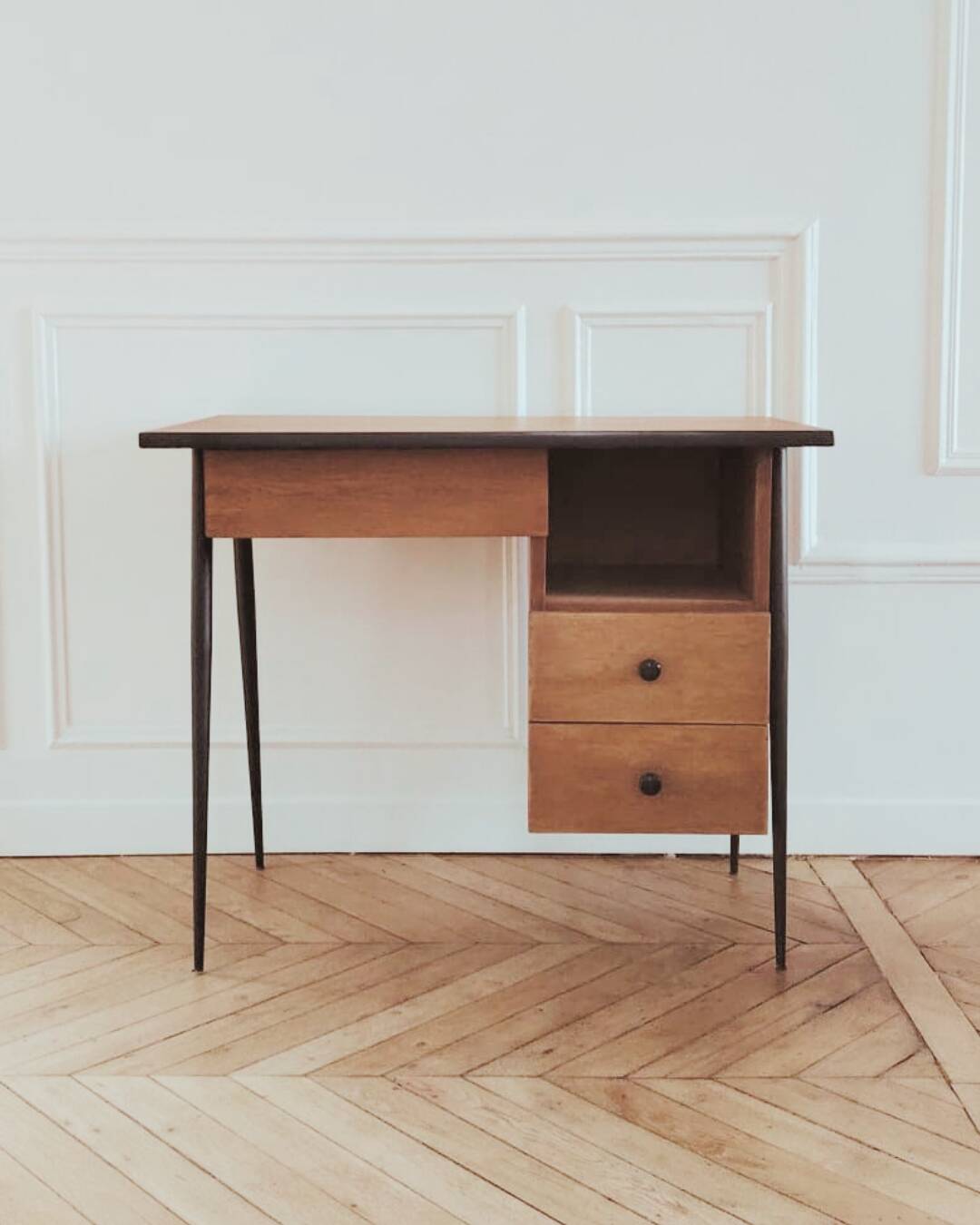 Renovated Scandinavian style desk, 1950s-60s.