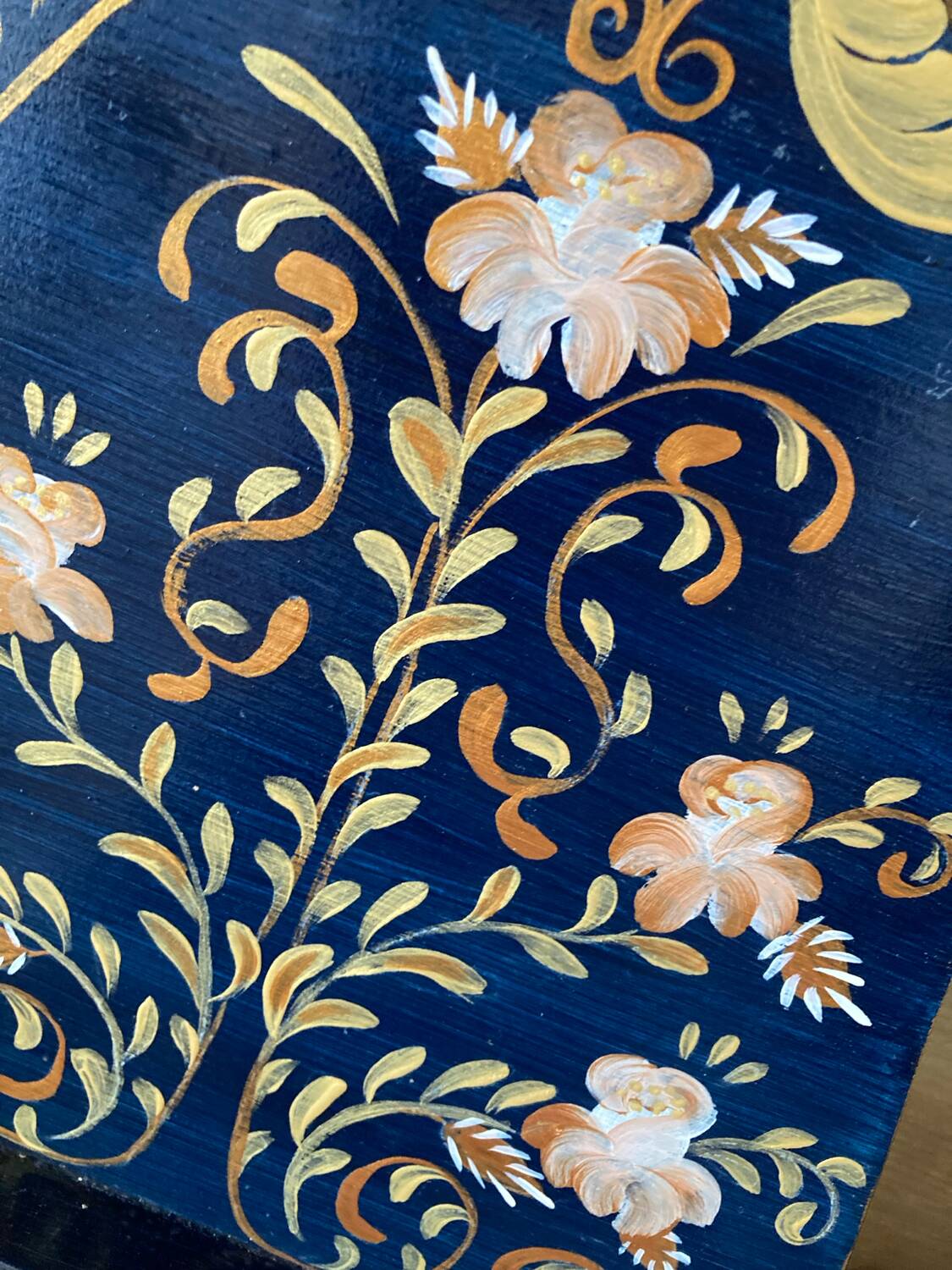 Traditional Russian painted candlesticks