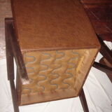 Paire de fauteuils en skaï de 1960