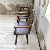 Pair of Savoyard armchairs