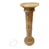 Illuminated marble column