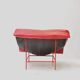 Vintage Montis Butterfly lounge chair by Gerard van den Berg in red leather