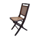 Chaise pliante cannée