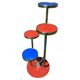 Mid-century design flower stand table H-54 by Jindřich Halabala for Hynek Gottwald