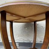 Adolf Wrenger Art Deco Table – Round Wooden Coffee Table