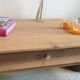Table basse en bois esprit bohème