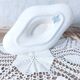 Rare and very pretty old Longwy St Cyr SFNGR sauce boat, France