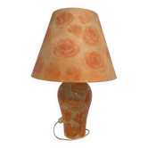 Lampe à poser fleurie