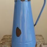 Old blue enamelled broc