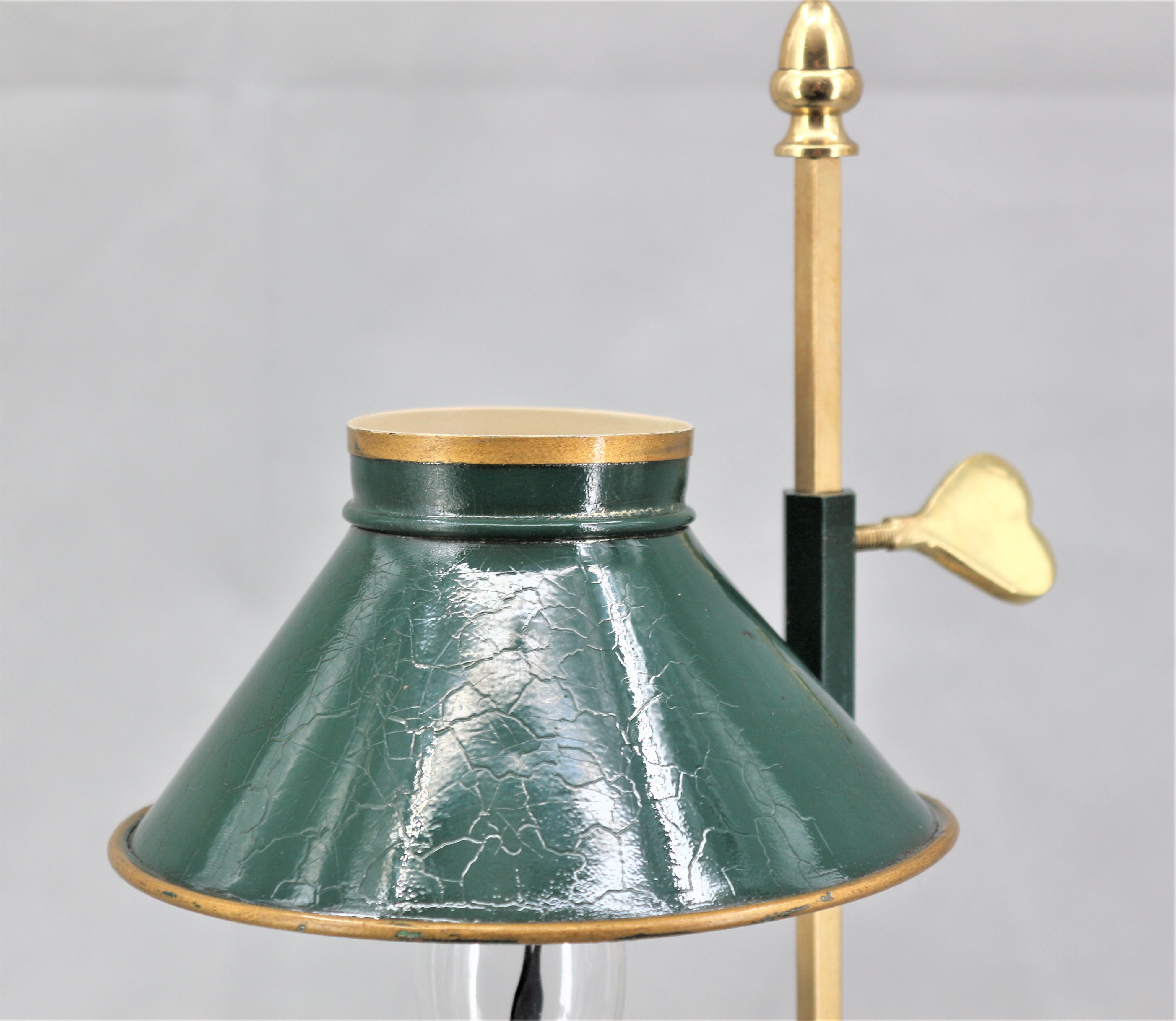 Golden bronze hot water bottle lamp