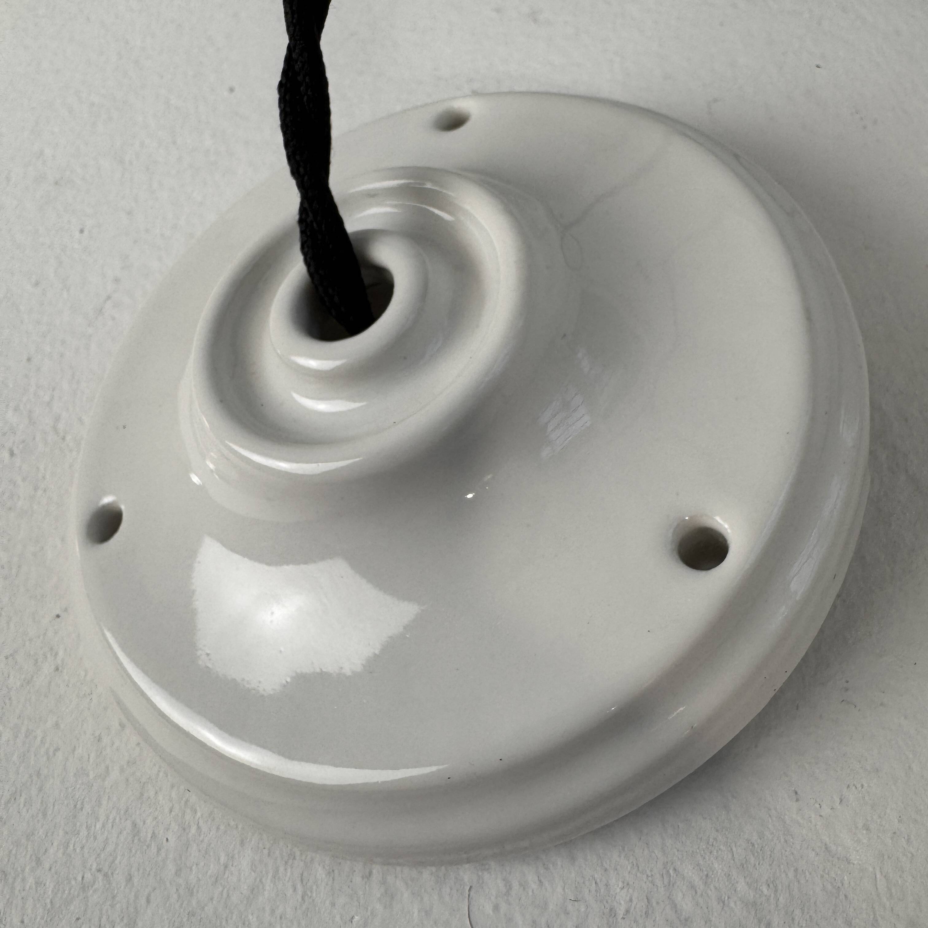 Vintage Art Deco opaline pendant light