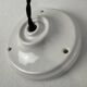 Vintage Art Deco opaline pendant light