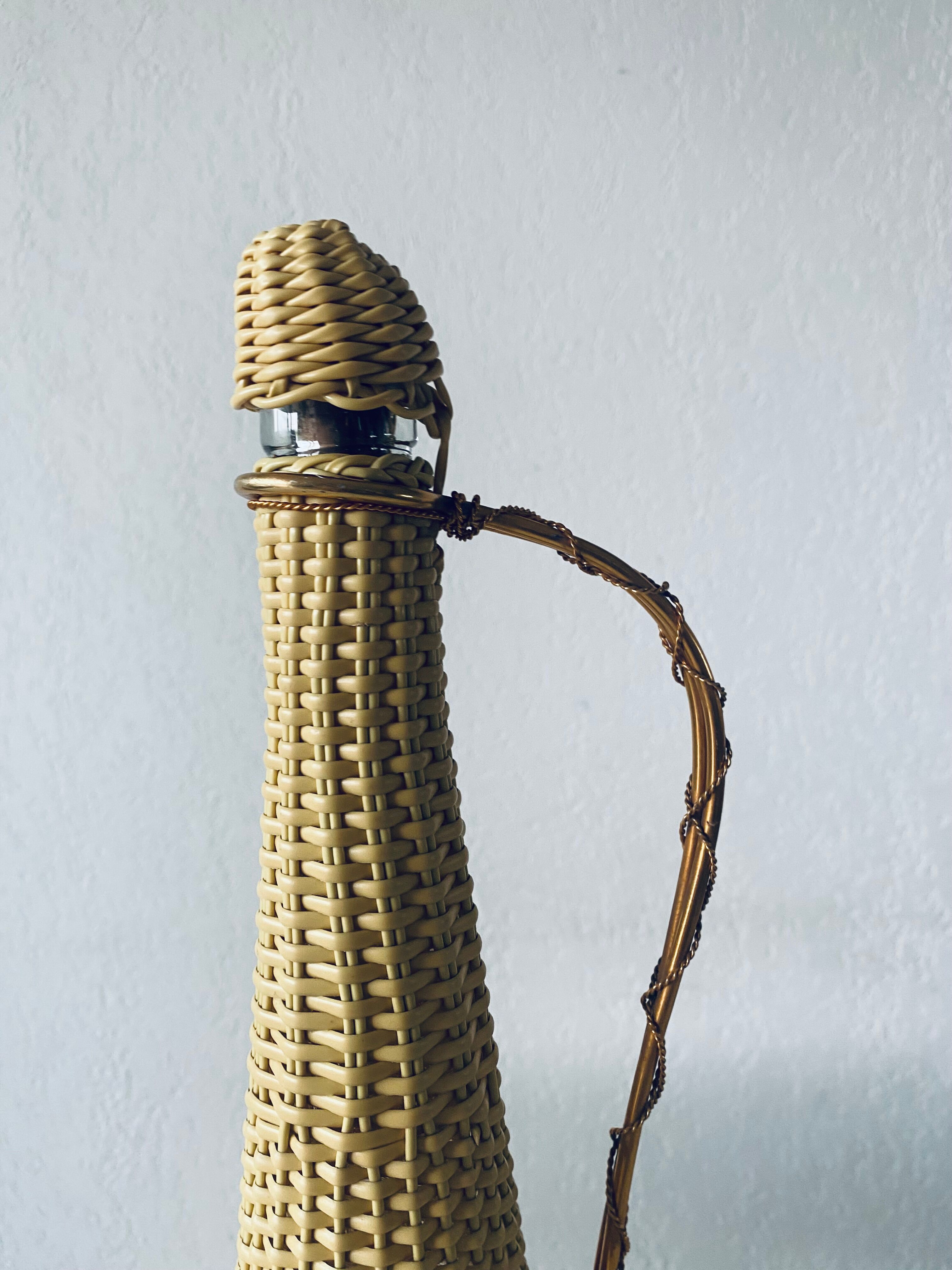 Vintage scoubidou decanter