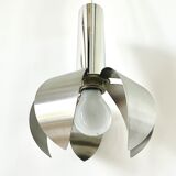 Brushed steel flower suspension