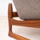 Johannes Andersen Sofa Excellent for AB Trensums Fåtöljfabrik, Reupholstered in KVADRAT