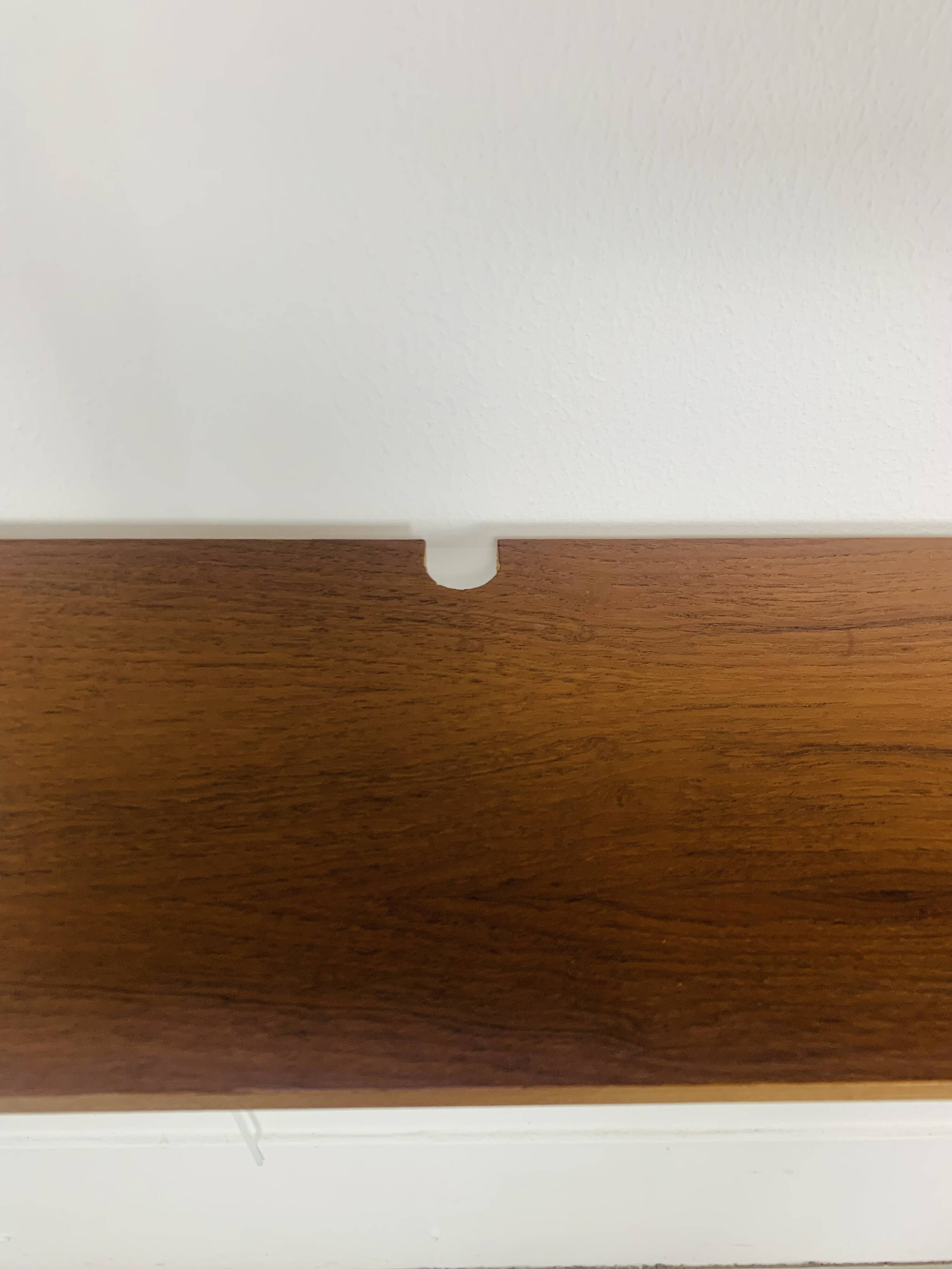 String shelf, teak and metal, 1960s