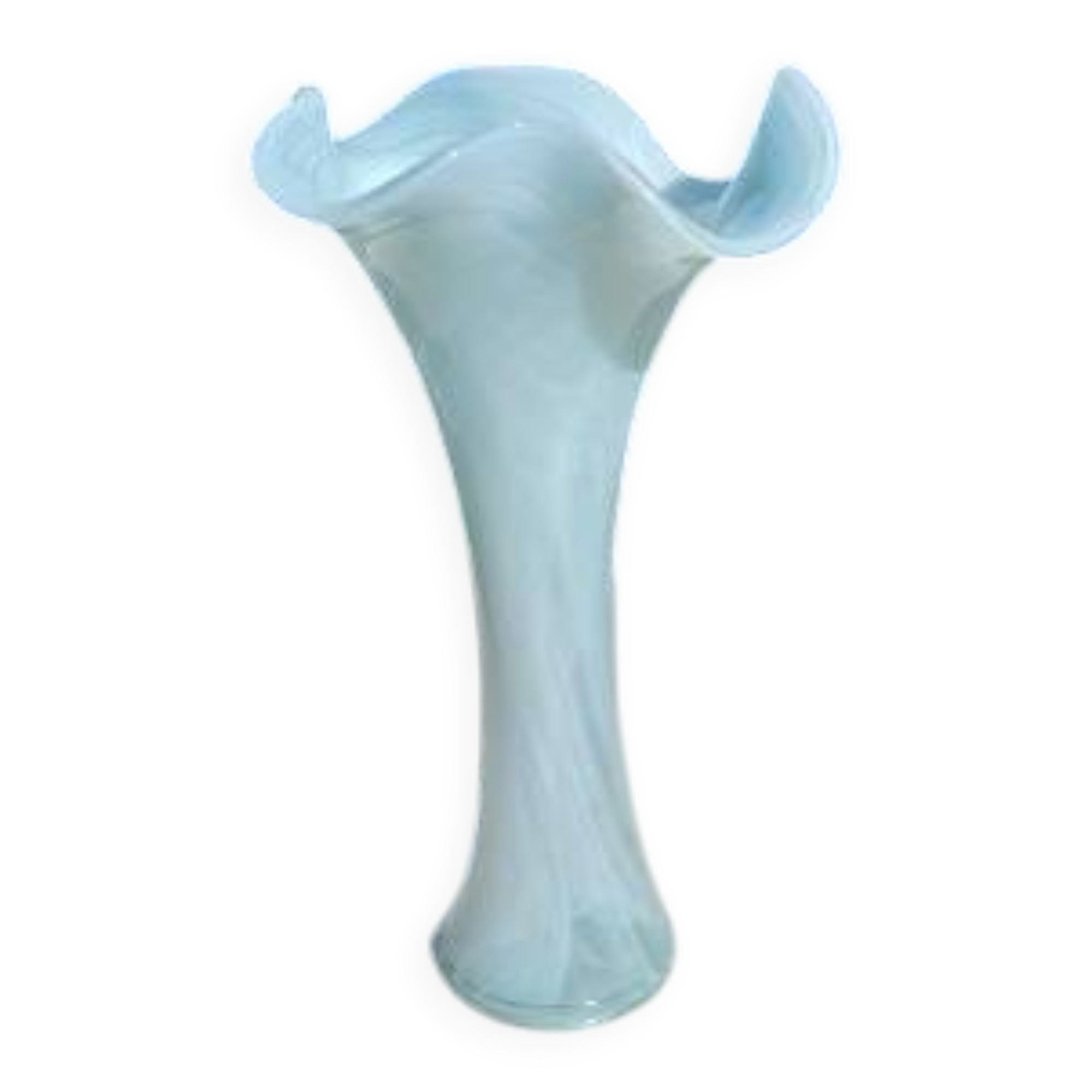 Opaline glass vase