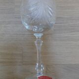 Crystal wine glass