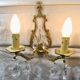 Pair of Wall Lamp Bronze And Crystal 2 Lights