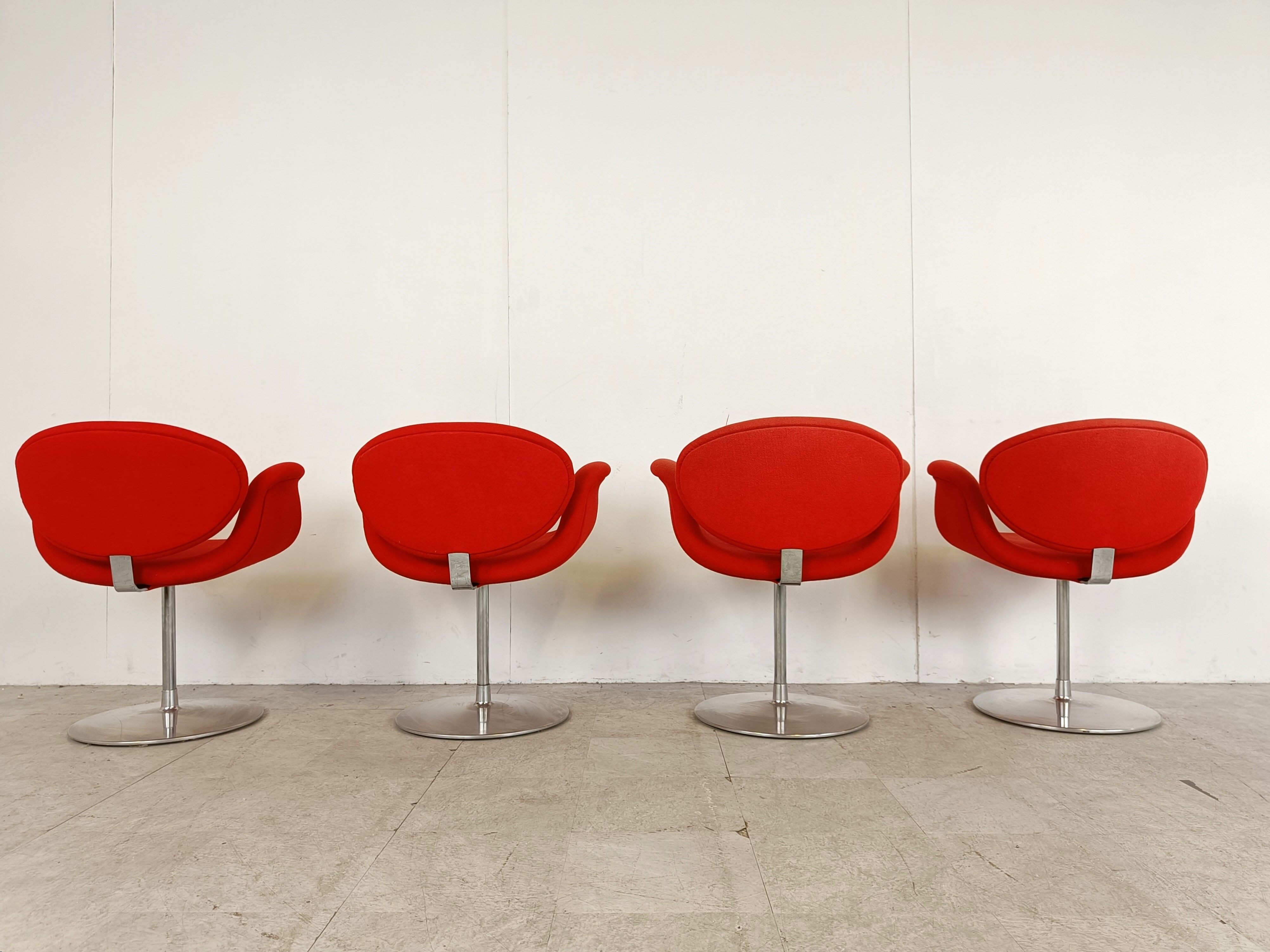 Little tulip chairs by Pierre Paulin for Artifort, 1990s - set of 4