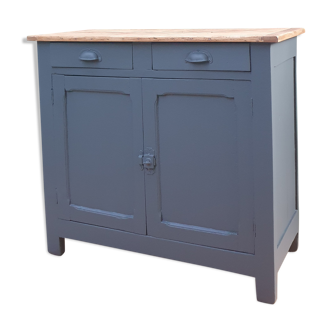 Buffet parisien gris en chêne