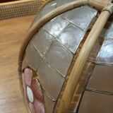 Suspension nacre et bambou