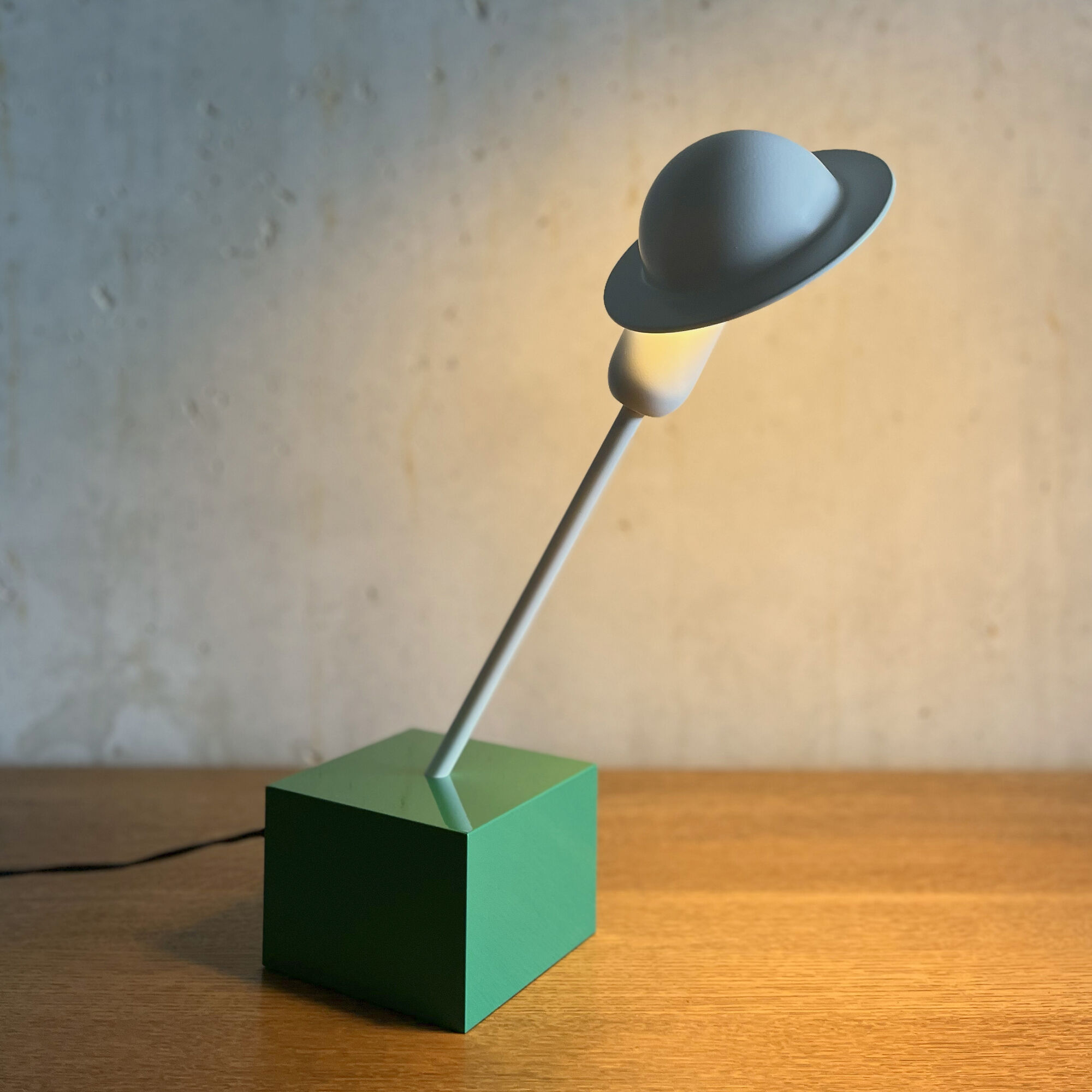 Ettore sottsass don table lamp for stilnovo, 1977