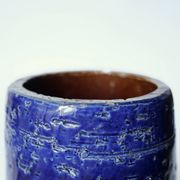 vase rouleau bleu Italie 1960