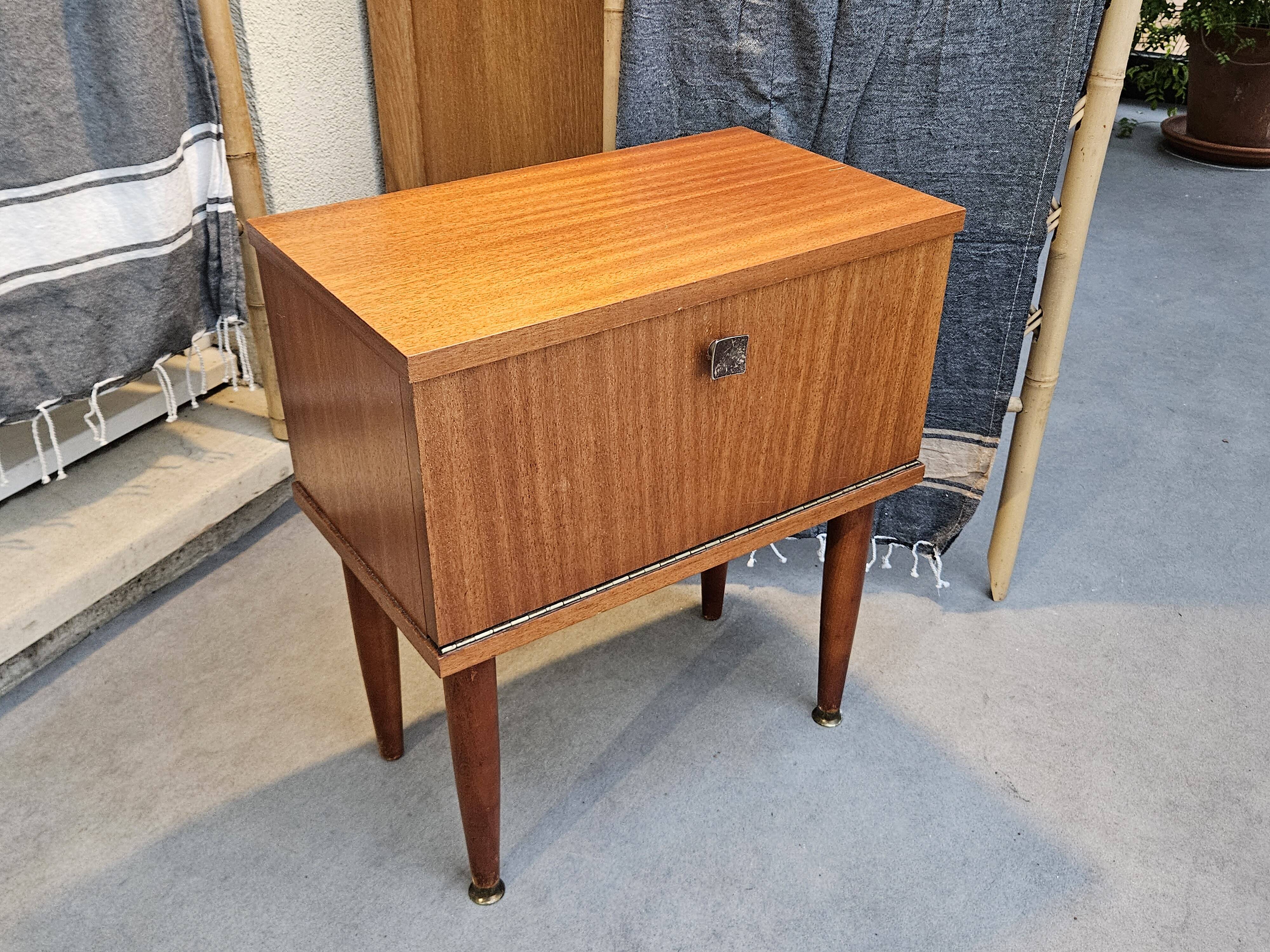 Scandinavian style bedside table 1960