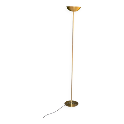 Lampadaire halogène vintage vintage doré SCE France