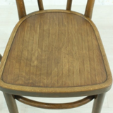 Set of 2 curved wooden chairs circa 1920