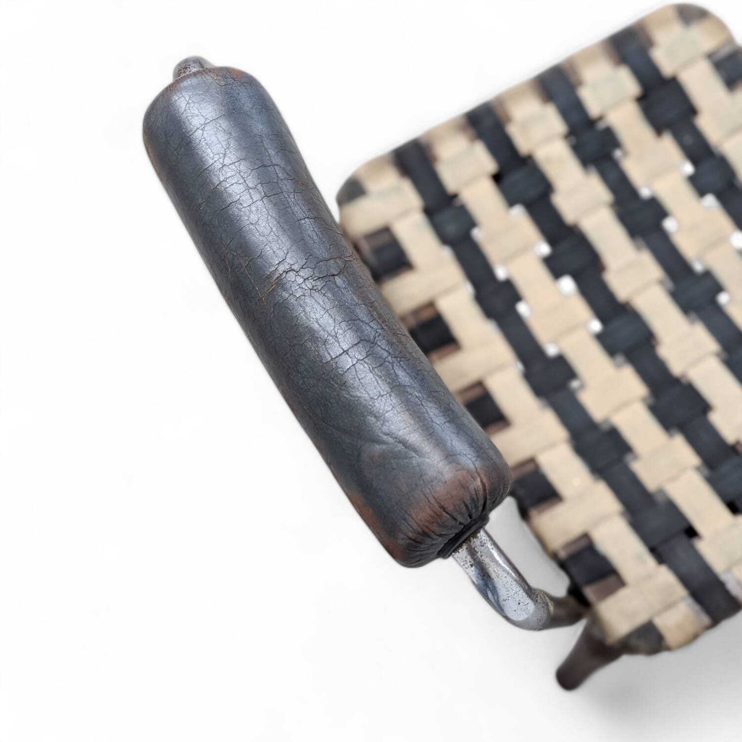 1940s modernist avantgarde tubular steel chair